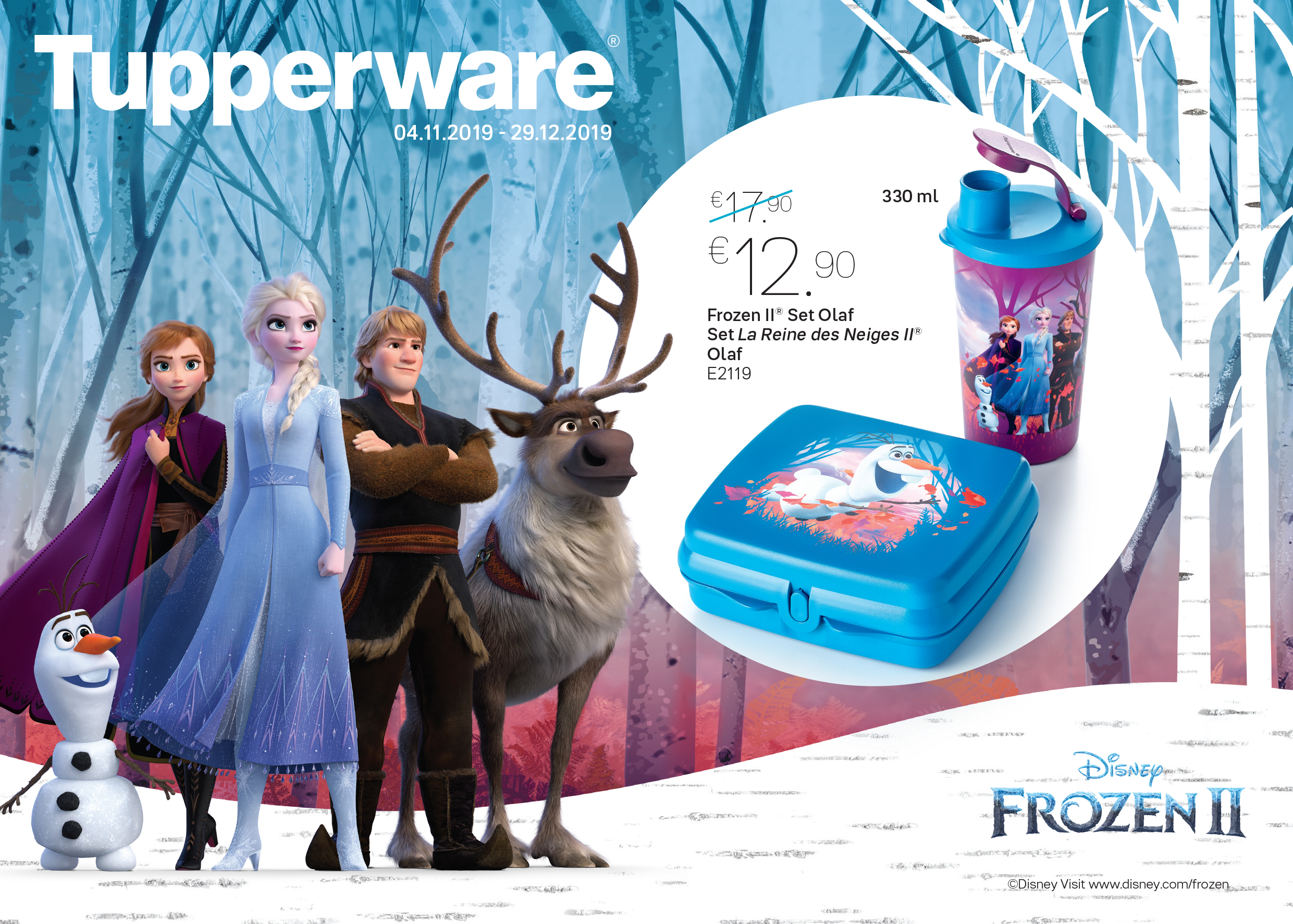 Tafelkaart Frozen II set Olaf.jpg